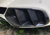 Évent décoratif en Fiber de carbone de pare-chocs avant de haute qualité adapté pour W205 2018 Kit de carrosserie évents couverture pour Mercedes W205