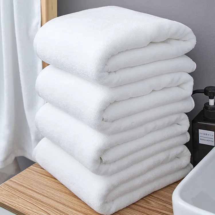 Çizgili pamuk havlu seti özelleştirilmiş nakış büyük kalın otel yetişkinler için banyo havlusu banyo yüz duş havlu
