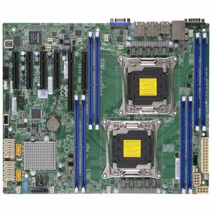 Supermicro X10DRL-i ATX Workstation Board Dual <strong>Socket</strong> R3-<strong>3</strong>(LGA 2011)<strong>Intel</strong> Xeon <strong>Processor</strong> E5-2600 V4/v3 Family <strong>Intel</strong> C612 10SATA3 - Product Image 2