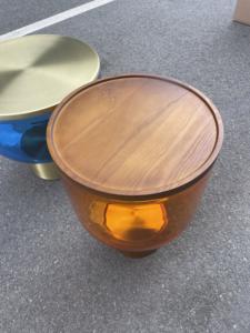 Mesa de Centro Redonda de Acero Inoxidable y Vidrio Estilo Nórdico Italiano Personalizada y Exclusiva de DISEN Furniture - Product Image 4