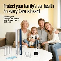 Nettoyeur d'oreilles visuel sans fil rechargeable étanche Kensoya de haute qualité, outil 5-en-1 avec moniteur de batterie intégré et caméra 50MP, modèle V20