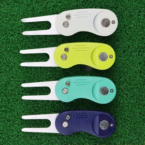 Marcador de Posición de Pelota de Golf Impreso, de Bronce, para Torneos, 30mm, con Registro de Rango, Verde Canadá, Recto, Big One Putt, Tipo Divorcio Tool - Product Image 5