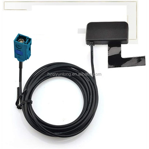 <span class=keywords><strong>Antenne</strong></span> radio de voiture DAB+ active avec connecteur Fakra et Jack, installation facile sur la fenêtre <span class=keywords><strong>pour</strong></span> les fonctions aériennes et <span class=keywords><strong>FM</strong></span> AM - Product Image 2