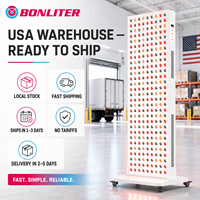 Appareil de luminothérapie LED 1500W à 5 longueurs d'onde, stock entrepôt USA, expédition rapide 1-3 jours, sans taxes, panneau LED corps entier pour usage domestique
