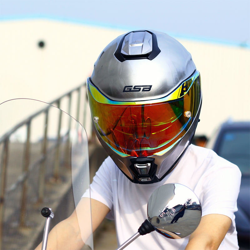 GSB Open Face Helmets Custom, High Quality Motorcycle Gear