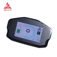 SIAECOSYS Layar LCD Instrumen Opsional DKD TFT Baru untuk Skuter Listrik dengan Komunikasi CAN-BUS Meter Motor