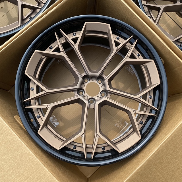 GVICHN Factory Direct Sales 2 Piece Wheel 23 24 26 Inch 6061-T6 Alloy Custom Color Forged Alloy Car Wheel Rim