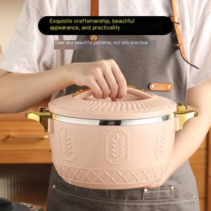 Kép Tier thép không gỉ cách điện thực phẩm ấm hơn <span class=keywords><strong>container</strong></span> kích thước lớn ăn trưa hộp thiết lập cho Arabic Nhà hàng phục vụ ấm thịt hầm - Product Image 5