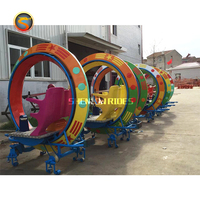 Parc d'attractions à thème populaire pour le tourisme, style ovni, avec pédales rotatives, bicyclette, accessoire de ville, à vendre, 2020