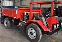 Camion à benne basculante diesel 4x4 pour l'exploitation minière, l'agriculture et le déblaiement de tunnels, véhicule utilitaire minier certifié sécurité minière