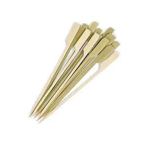 Brochettes rotatives en bambou teppo avec poignée, ustensile de bbq, nouvelle collection, offre spéciale
