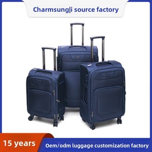 Custom Logo OEM Nylon <strong>Soft</strong> <strong>Luggage</strong> Set TSA Lock Expandable Spinner Wheel Travel Suitcase 20/24/28 Inch Business Trip Baggage - Product Image 5