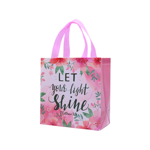 Borsa Ecologica Riutilizzabile per Bibbia in PP Non Tessuto con Manici, Vari Motivi Floreali, Ideale per Regali - Product Image 3