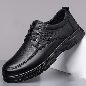 2026 Autumn New Men's Business Casual <b>Shoes</b> Soft Sole Leather <b>Shoes</b> Breathable Walking <b>Shoes</b> <b>for</b> Middle-aged and <b>Elderly</b> Men - Product Image 1