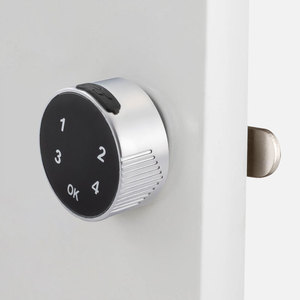 Mini Electronic 4-Digit Code <span class=keywords><strong>Cam</strong></span> <span class=keywords><strong>Lock</strong></span> para Gym Locker aço inoxidável e porta de vidro - Product Image 2