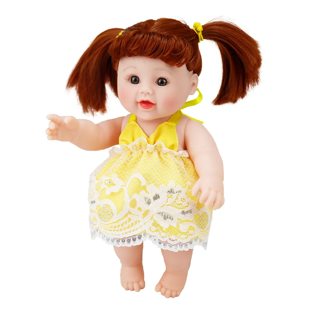 12inch white plastic doll mini and dressing toy play house talks adorable baby doll