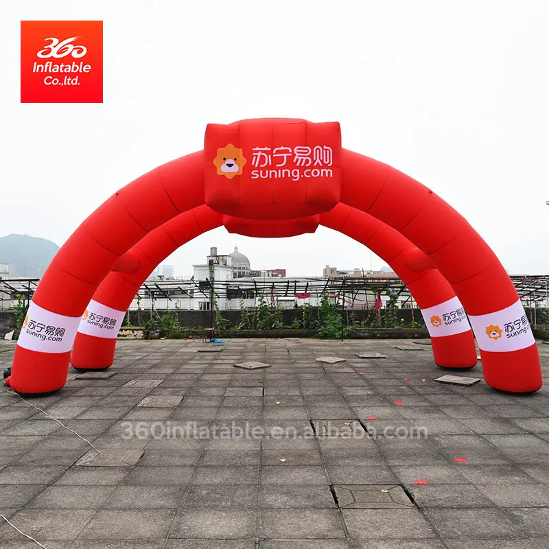 Arco inflável de pvc para eventos de esportes ao ar livre, arco inflável gigante para festa de casamento