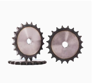 3分06B 31/32/33/34/35/36/39-60歯スチールギアプレート付きフラットスプロケット - Product Image 6