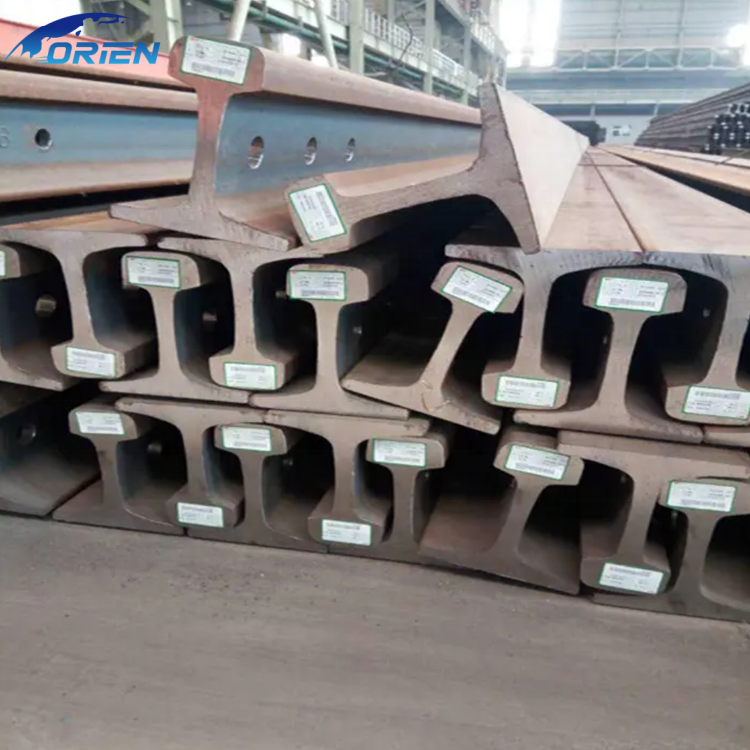 Carbon Iron Steel Rail 50KG 60KG 75KG QU70 QU80 QU100 Smooth Surface ...