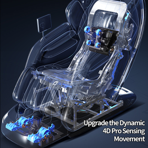 Chinas Bester Ganzkörper-4D-Präzisions-Massagesessel mit Schwerelosigkeits-SL-Schiene, Thai-Stretch, Tiefenmassage für Schulter und Wade, Heizsystem - Product Image 3