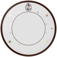 Service de vaisselle en céramique de Noël pour la famille, assiettes de Noël, assiettes de présentation, décorations de Noël pour fêtes et banquets