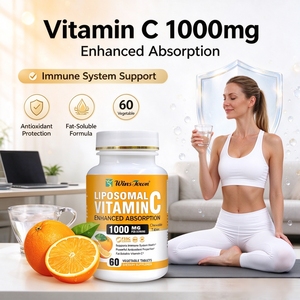 Winstown Liposomal Vitamin <b>C</b> 1000mg Chewable Tablets High Absorption Immune Support Antioxidant Vegan VC Supplement 60 Tablets - Product Image 3