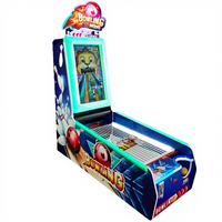 Simulateur de jeu d'arcade, Machine à boules de Bowling pour enfants, jeu de bowling d'intérieur à pièces de monnaie, mini Machine de Bowling de dessin animé à vendre