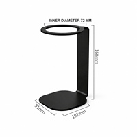 Support portable en métal pour machine à expresso, support de brassage avec anneau de 72 mm, base de tasse, accessoire de café pour la maison et le bureau