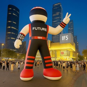 Tùy chỉnh <span class=keywords><strong>Inflatable</strong></span> phim hoạt hình mô hình nhân vật cho quảng cáo thương mại khổng lồ linh vật trang trí hiển thị cho xúc tiến kinh doanh - Product Image 1