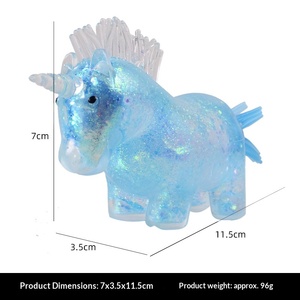 Pallina Antistress Unicorno e Giocattolo Spremibile Glitterato Aurora con Funzione di Lento Ritorno per Ragazzi e Bambini dai 7 ai 14 Anni - Product Image 5