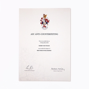 Haute qualité personnalisé Anti-contrefaçon authenticité école entreprise prix degré impression diplôme certificat papier de sécurité - Product Image 1