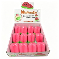 Jouet anti-stress à presser en TPR en forme de mini-bâton de melon, pour plus de 14 ans, vente en gros transfrontalière
