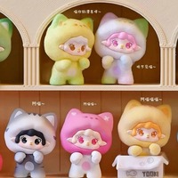 Yooki V2 Mini Series Cat on the Loose pop Beans Blind Box Figurine Mignonne à Collectionner Ornement Cadeau Tendance pour Filles Jouets à la Mode