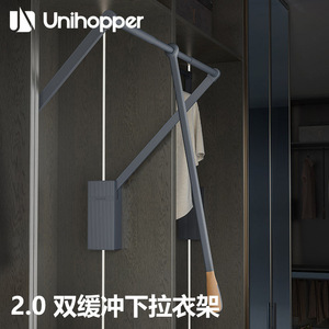 Tringle à vêtements télescopique escamotable pour armoire, organisateur de vêtements sur pied, usage adulte - Product Image 4