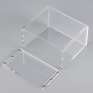 Boîte de rangement personnalisée en acrylique avec couvercle coulissant magnétique pour cartes à collectionner <span class=keywords><strong>Pokémon</strong></span>, boîte de protection pour collectionneur - Product Image 1