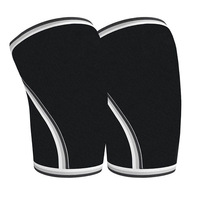 Genouillères de sport en néoprène, modèle 7mmHX-150031, adaptées aux squats et à l'entraînement Strongman, fourniture directe d'usine