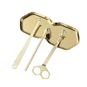 Kit de coupe-mèches 4-en-1 personnalisable et réutilisable de haute qualité avec plateau de rangement pour bougies parfumées - Product Image 3