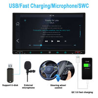 Autoradio double DIN 7 pouces avec CarPlay iOS et Android Auto, lecteur MP5