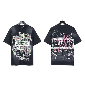 T-shirt rétro Y2K NFC Hell Graphic pour hommes, Hip-Hop Streetwear, coton, Vintage - Product Image 3