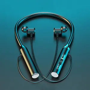 מחיר זול אוזניות G01 עמיד למים ספורט אוזניות TWS אוזניות אלחוטיות בלוטות' אוזניות רצועת צוואר