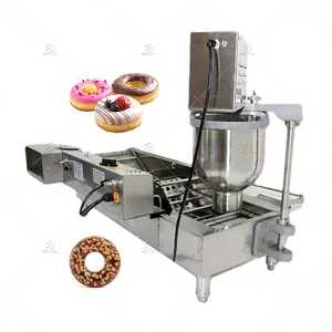 High Quality Small Mini Automatic Doughnut Donut Making Machine with Fryer