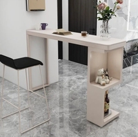 Accueil Balcon contre le mur, Table haute, Table de comptoir de bar simple et facile