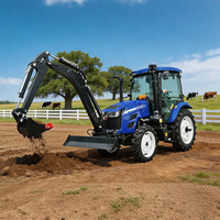 Gebrauchter Massey Ferguson Style 4x4 Frontlader Landwirtschaftlicher Traktor mit Weichai Dieselmotor und Getriebe