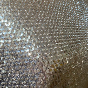 <span class=keywords><strong>Tela</strong></span> de Encaje con Apliques Bordados con Lentejuelas para Vestido de Novia Europeo, Encaje 3D de Dubái - Product Image 6