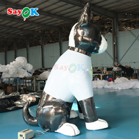 Sayok 10ft géant gonflable chien dessin animé personnalisé PVC gonflable chien Mannequin pour la publicité