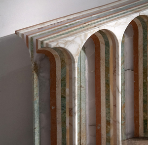 Đá tự nhiên tùy chỉnh phòng khách đồ nội thất <span class=keywords><strong>sofa</strong></span> bảng thiết kế dài lối vào hiện đại đá cẩm thạch giao diện điều khiển Bảng - Product Image 4