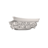 Moulures en mousse de polystyrène léger sculpté EPS imperméable à l'eau colonne décorative extérieure Capital Durable décoration de colonne romaine