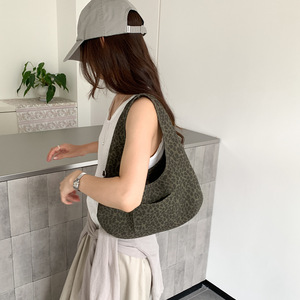 Sac à main léopard polyvalent en cuir PU, sac sous le bras, sac à bandoulière tendance pour femme - Product Image 5