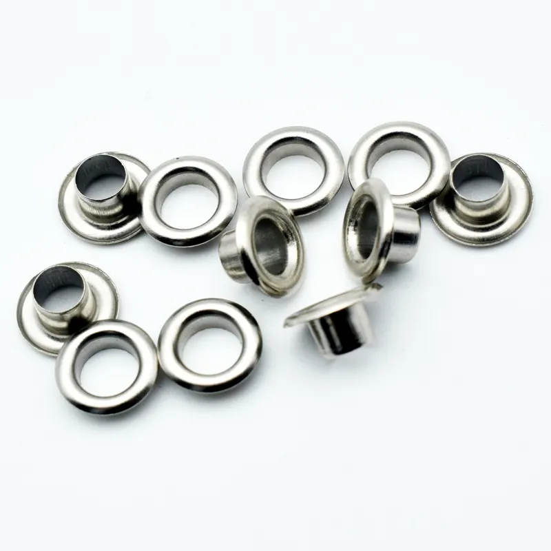 Fabriek Custom Oogjes 10Mm 15Mm Roestvrij Staal Messing Metalen Grommet Kleding Oogjes