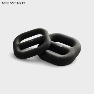 Impugnatura per Manubri Rivestita in Plastica per Uomini e Donne, per Allenamento Fitness e Sollevamento Pesi - Product Image 2
